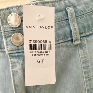 Ann Taylor wide leg 70’s style denim jeans NEW w/tags